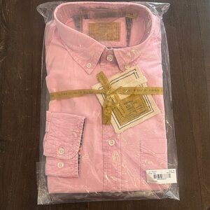 Vintage America Pink Casual Button Down Shirt